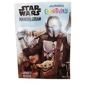 Star Wars the Mandalorian Grogu’s rescue colortivity jumbo coloring book 190page